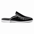 “Royale” Croco Mule Terlik (Beyaz)
