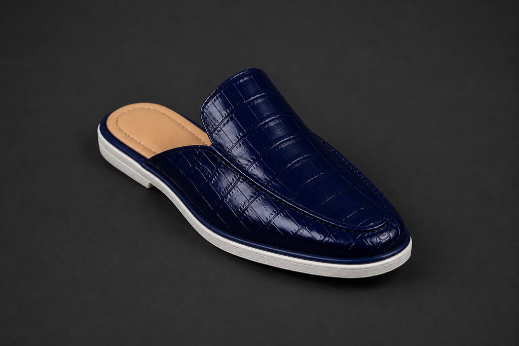“Pacific” Croco Mule Terlik